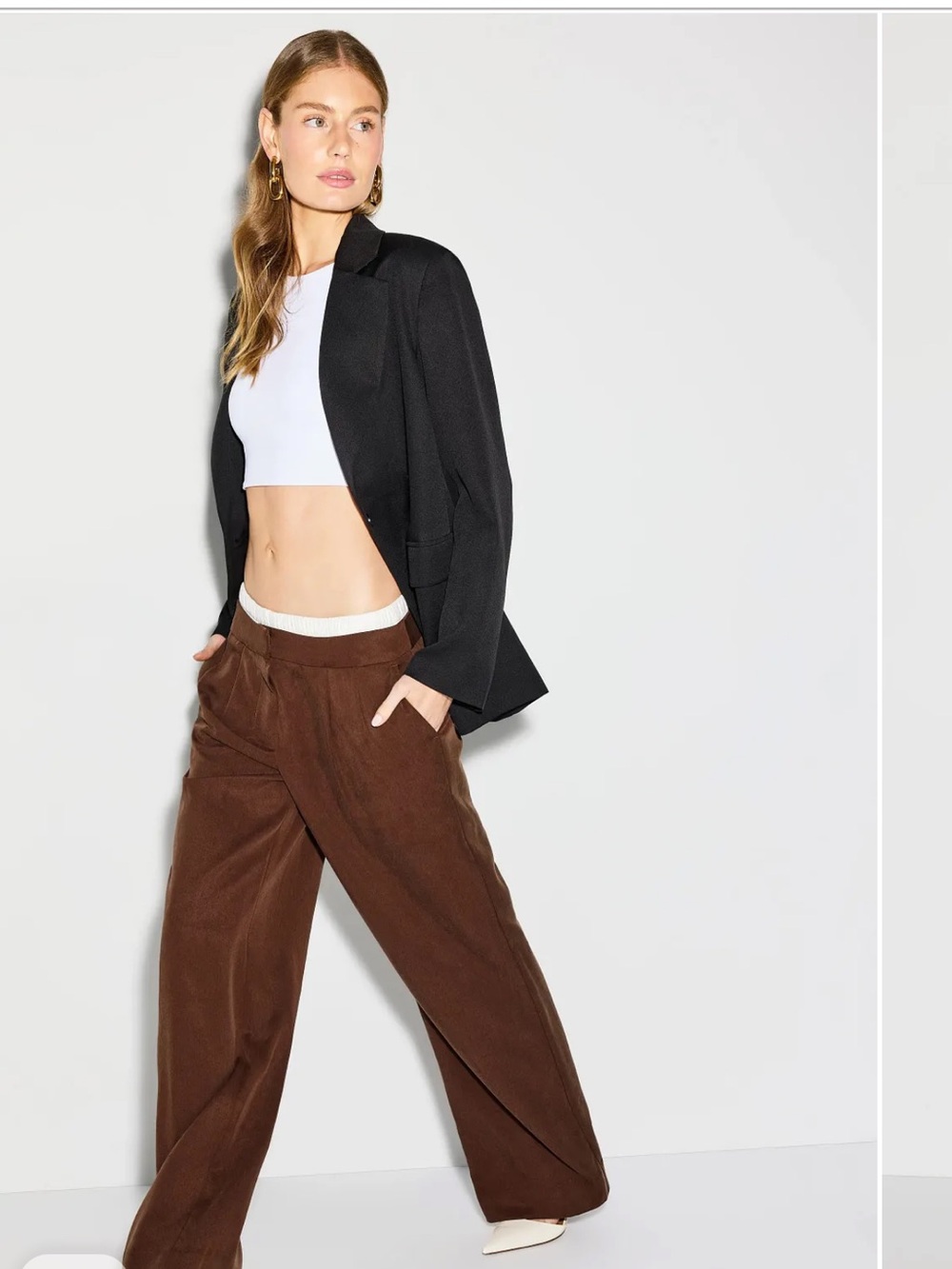 Reformation Tai Trouser with Boxers
